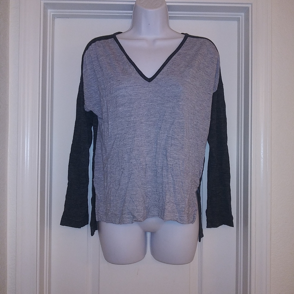 Madewell Raglan Baseball Long Sleeve Top